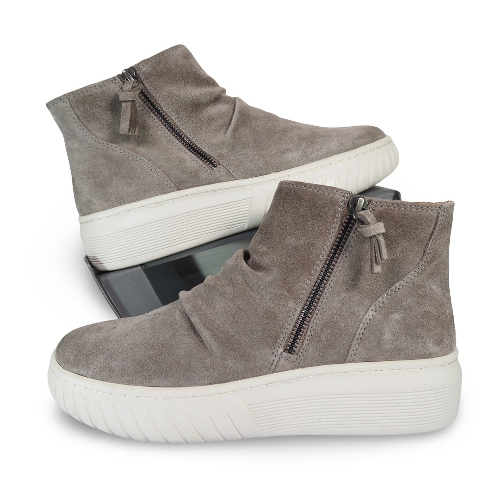 Sofft Portland Ankle Boots Women 7M Aqua Grey Leather SF0054238